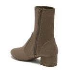 Load image into Gallery viewer, The Block Heel Stretch Ankle Boot in Taupe
