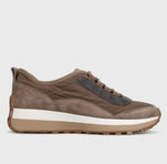 Load image into Gallery viewer, The Lace Sneaker With Ball Chain Detail in Military
