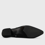 Load image into Gallery viewer, The Sling Back Almond Toe Pump in Black
