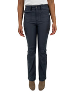 Load image into Gallery viewer, The Coated Patch Pocket Flare in Navy

