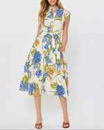 Load image into Gallery viewer, The Sleeveless Floral Midi Dress in Multi

