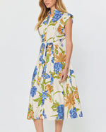 Load image into Gallery viewer, The Sleeveless Floral Midi Dress in Multi
