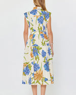 Load image into Gallery viewer, The Sleeveless Floral Midi Dress in Multi
