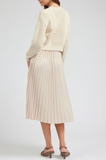 Load image into Gallery viewer, The 2 in 1 Sweater Dress in Champagne
