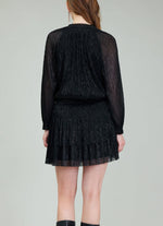 Load image into Gallery viewer, The Lurex Mini Dress in Black
