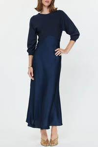 The Mixed Media Woven Dress