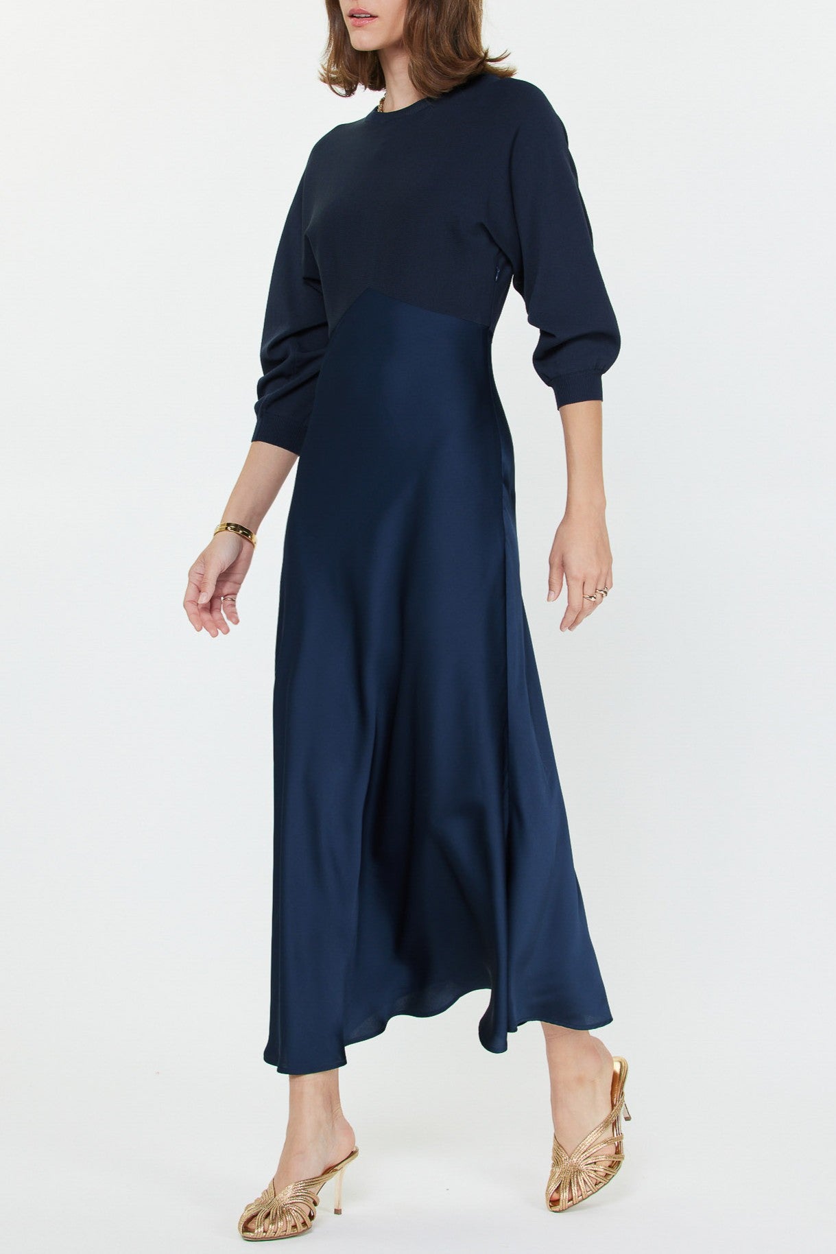 The Mixed Media Woven Dress