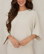 Load image into Gallery viewer, The Batwing Sweater in Beige
