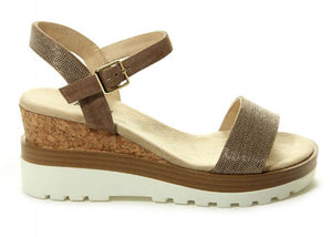 The Ball Chain Cork Wedge with Sport Bottom