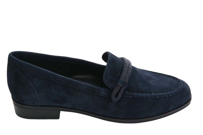 The Pave Loafer in Navy