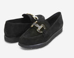 Load image into Gallery viewer, The Enamel Bit Comfort Loafer in Black
