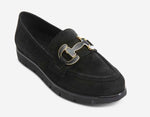 Load image into Gallery viewer, The Enamel Bit Comfort Loafer in Black
