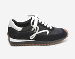 Load image into Gallery viewer, The Retro Lace Sneaker in Black
