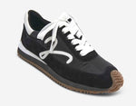 Load image into Gallery viewer, The Retro Lace Sneaker in Black
