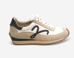 Load image into Gallery viewer, The Retro Lace Sneaker in Beige Multi
