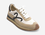 Load image into Gallery viewer, The Retro Lace Sneaker in Beige Multi
