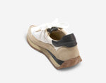 Load image into Gallery viewer, The Retro Lace Sneaker in Beige Multi
