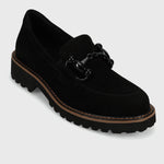Load image into Gallery viewer, The Lug Sole Bit Loafer in Black
