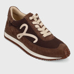 Load image into Gallery viewer, The Retro Lace Sneaker in Brown
