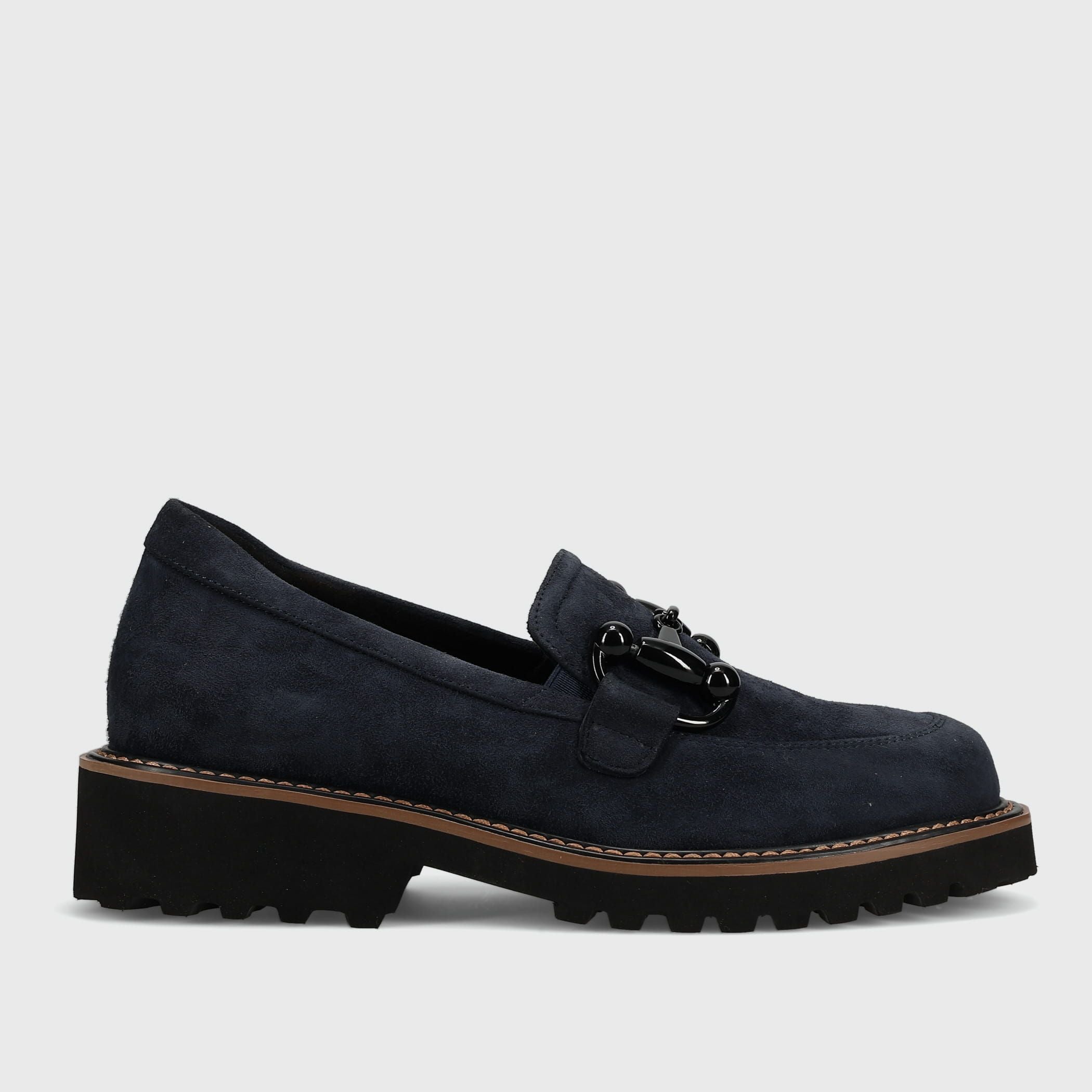 The Lug Sole Bit Loafer in Navy