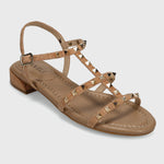 Load image into Gallery viewer, The Pyramid Stud Sandal in Cork
