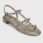 Load image into Gallery viewer, The Pyramid Stud Sandal in Pearl
