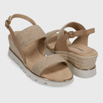 Load image into Gallery viewer, The Sport Bottom Espadrille in Natural
