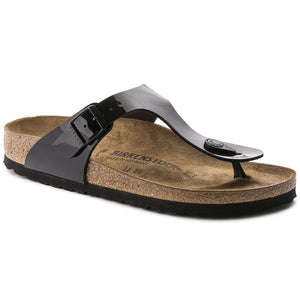 Gizeh - The Birkenstock Classic Thong in Black Patent