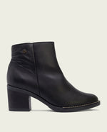 Load image into Gallery viewer, The Inside Zip Ankle Bootie in Black
