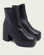 Load image into Gallery viewer, The Platform Bootie in Black
