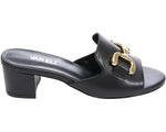 Load image into Gallery viewer, The Bit Slide Sandal in Black
