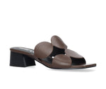 Load image into Gallery viewer, The Circle Slide Sandal in Marron
