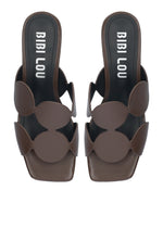 Load image into Gallery viewer, The Circle Slide Sandal in Marron
