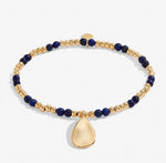 Load image into Gallery viewer, The September Birthstone Stretch Bracelet in Lapis Lazuli
