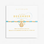 Load image into Gallery viewer, The December Birthstone Stretch Bracelet in Turquoise
