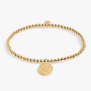 The Friends Are Family You Choose Bracelet in Gold
