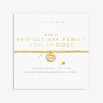 Load image into Gallery viewer, The Friends Are Family You Choose Bracelet in Gold
