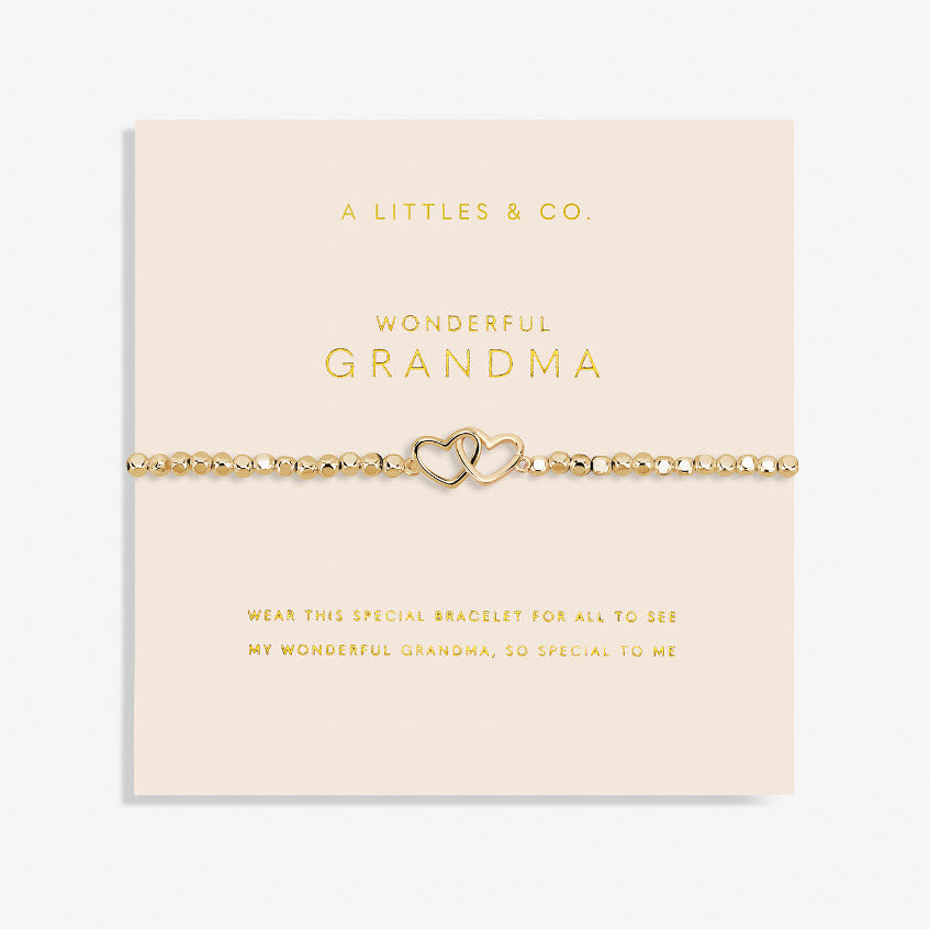 The Wonderful Grandma Bracelet in Gold