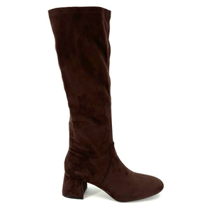 The Tall Stretch Knee Boot in Brown