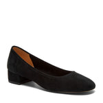 Load image into Gallery viewer, The Round Toe Classic Low Heel Pump in Black Suede
