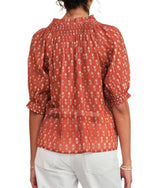 Load image into Gallery viewer, The Elbow Sleeve Top in Rust
