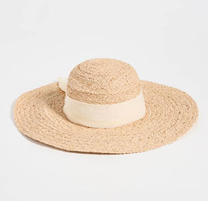 The Sunhat in Natural Gold White