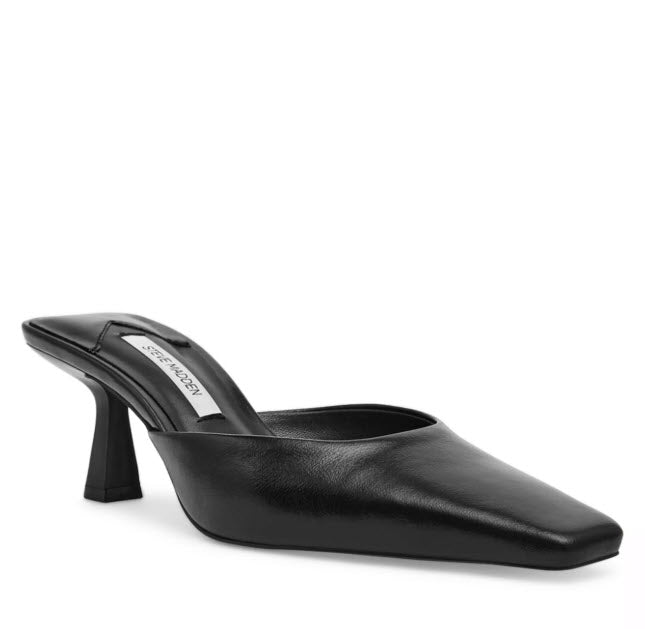 black dress mules The Sabrina Heel Mule in Size:6 US Men (5 AU/UK)