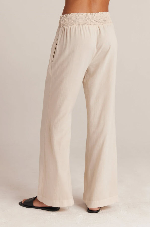 The Smock Waist Wide Leg Pant in Cliffside