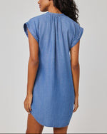 Load image into Gallery viewer, The Cap Sleeve Dress in Medium Denim
