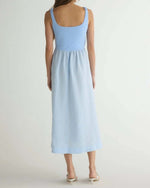 Load image into Gallery viewer, The Linen Knit Tank Midi in Periwinkle
