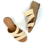 Load image into Gallery viewer, Babbs - The Raffia Elastic 3 Band Espadrille in Natural
