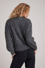 Load image into Gallery viewer, The Long Sleeve Crew Neck Sweater in Shadow Grey
