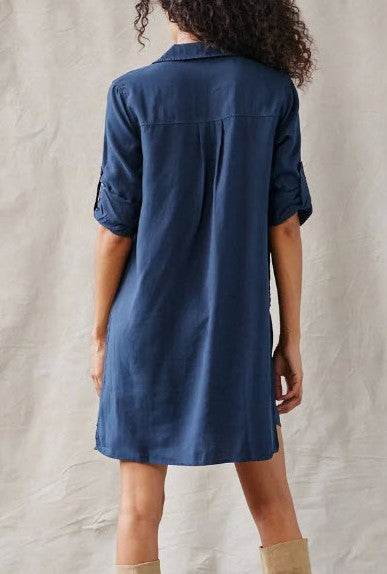 The A-Line Dress in Navy