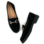 Load image into Gallery viewer, The Classic Bit Lug Loafer in Black

